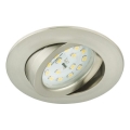 Briloner 8317-012 - LED Stmívatelné koupelnové podhledové svítidlo LED/5,5W/230V IP23 matný chrom