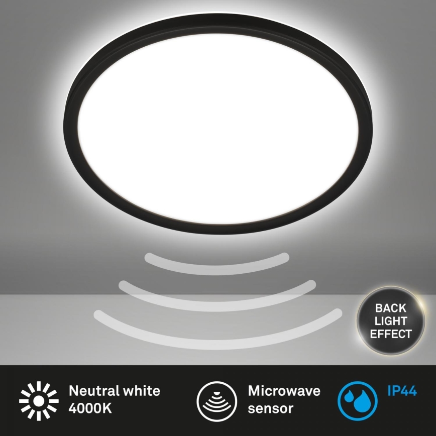 Briloner - LED Koupelnové stropní svítidlo se senzorem MOVE LED/18W/230V IP44 pr. 29 cm bílá
