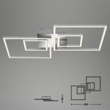 Briloner - LED Stmívatelné stropní svítidlo FRAMES LED/40W/230V