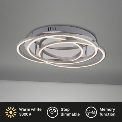 Briloner - LED Stmívatelné stropní svítidlo FRAMES LED/60W/230V lesklý chrom