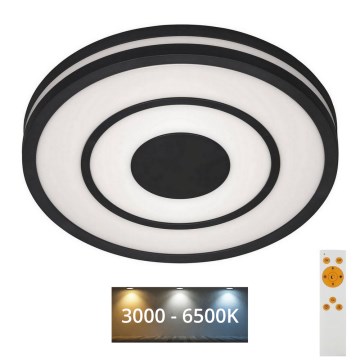 Briloner - LED Stmívatelné stropní svítidlo RIPPLE LED/24W/230V 3000-6500K + dálkové ovládání