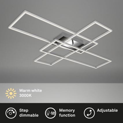 Briloner - LED Stmívatelný přisazený lustr FRAME LED/50W/230V