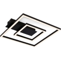 Briloner - LED Stropní svítidlo FRAME LED/22W/230V 3000K 30x32 cm černá