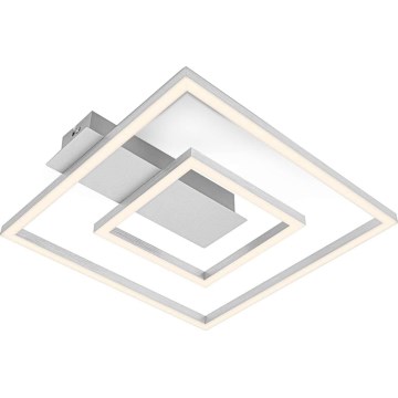 Briloner - LED Stropní svítidlo FRAME LED/22W/230V 3000K 30x32 cm matný chrom