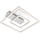 Briloner - LED Stropní svítidlo FRAME LED/22W/230V 3000K 30x32 cm matný chrom