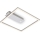 Briloner - LED Stropní svítidlo se senzorem pohybu a soumraku FRAME LED/14W/230V 3000K 30x32 cm matný chrom