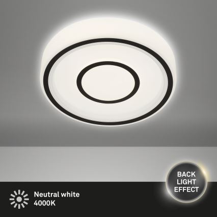 Briloner - LED Stropní svítidlo SIRKEL LED/12W/230V černá