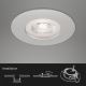 Briloner- SADA 3x LED Koupelnové podhledové svítidlo LED/4,9W/230V IP44 stříbrná