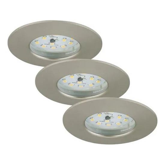 Briloner - SADA 3x LED Stmívatelné koupelnové podhledové svítidlo LED/5,5W/230V IP44