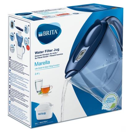 Brita - Filtrační konvice Marella 2,4 l modrá + 1 filtr