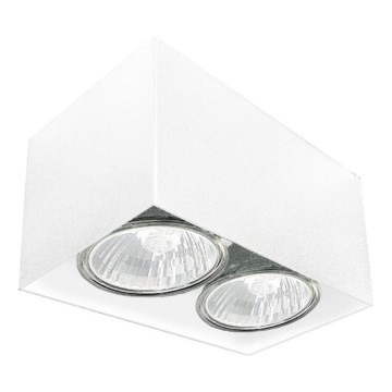 Brosline - Bodové svítidlo 2xGU10/10W/230V bílá