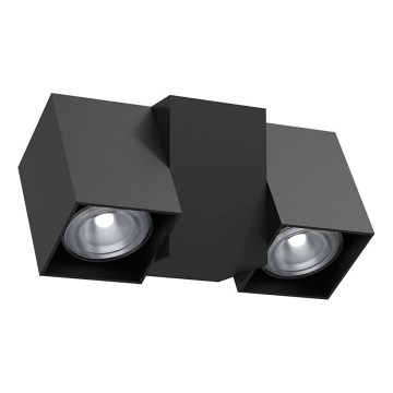 Brosline - Nástěnné bodové svítidlo 1xGU10/10W/230V černá