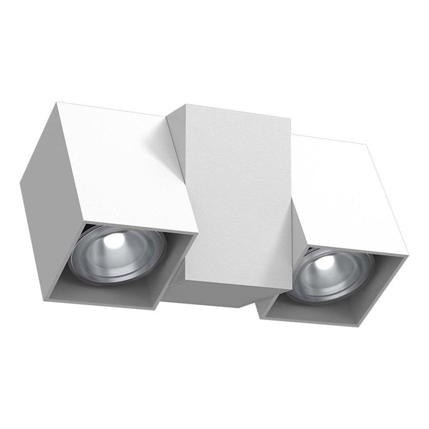 Brosline - Nástěnné bodové svítidlo 2xGU10/10W/230V bílá