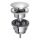 Bruckner - Umyvadlová výpusť bez přepadu CLICK-CLACK pr. 6,4 cm lesklý chrom