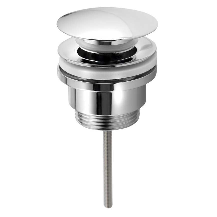 Bruckner - Umyvadlová výpusť bez přepadu CLICK-CLACK pr. 6,4 cm lesklý chrom