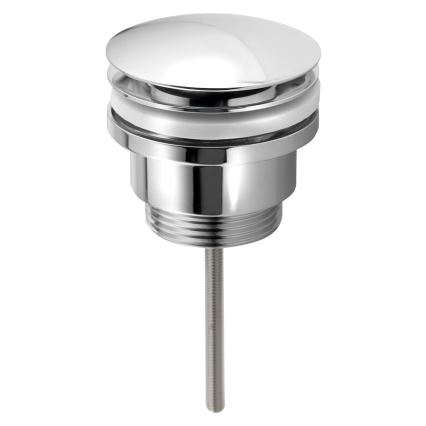 Bruckner - Umyvadlová výpusť bez přepadu CLICK-CLACK pr. 6,4 cm lesklý chrom