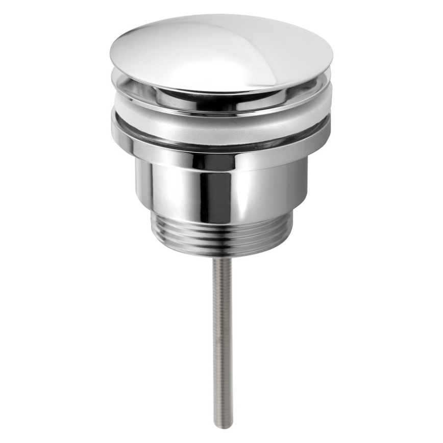 Bruckner - Umyvadlová výpusť bez přepadu CLICK-CLACK pr. 6,4 cm lesklý chrom