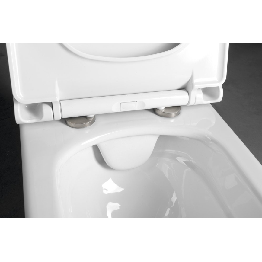 Bruckner - Závěsné WC Rimless WALTER keramika/bílá