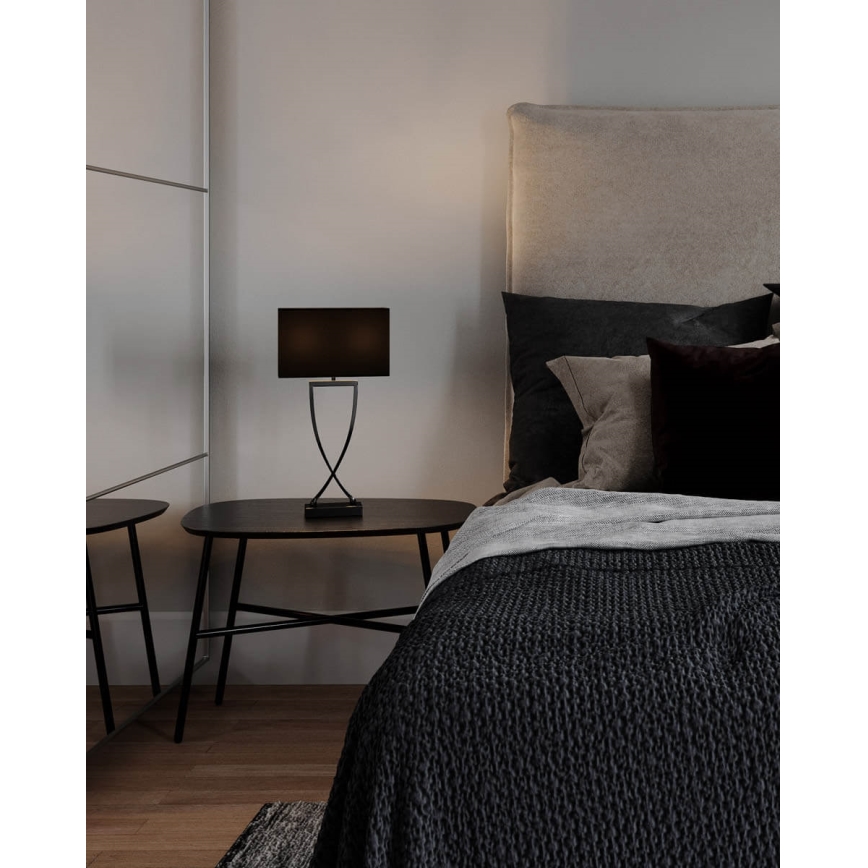ByRydens - Stolní lampa OMEGA 1xE27/5W/230V černá
