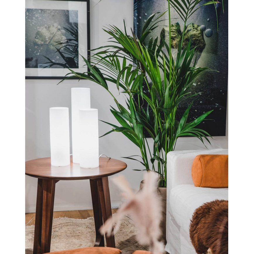 ByRydens - Stolní lampa FLAKE 1xE27/8W/230V bílá