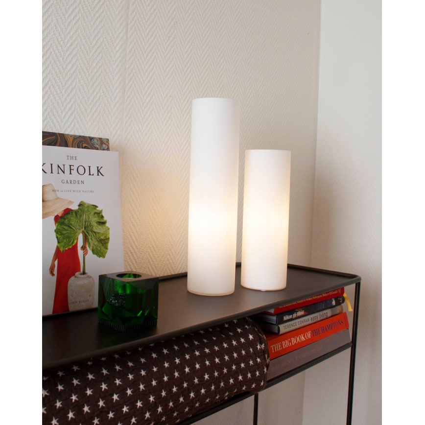 ByRydens - Stolní lampa FLAKE 1xE27/8W/230V bílá