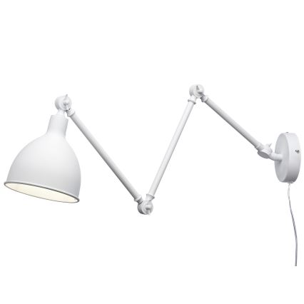 ByRydens - Nástěnná lampa BAZAR 1xE27/5W/230V bílá