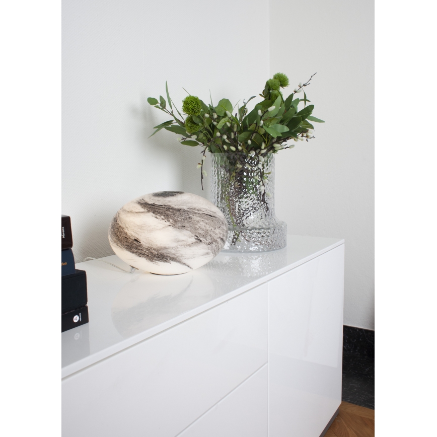 ByRydens - Stolní lampa MIRA 1xE14/5W/230V šedá