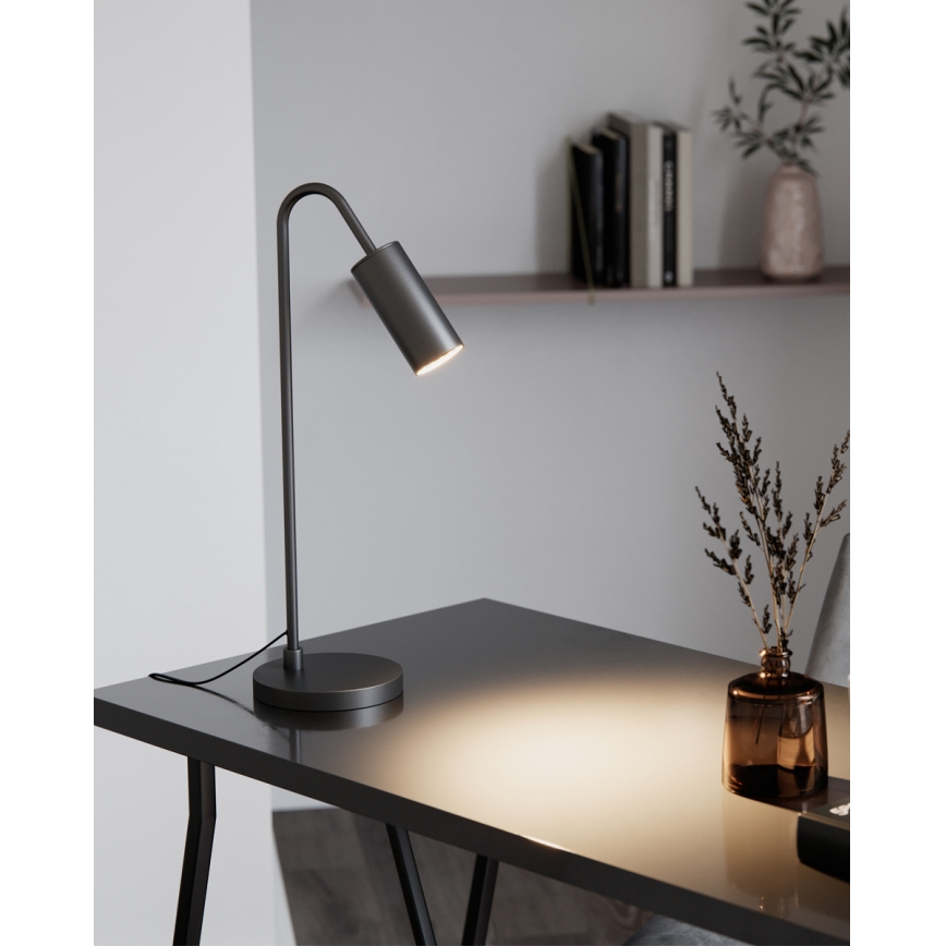 ByRydens - Stolní lampa CURVE 1xGU10/7W/230V černá