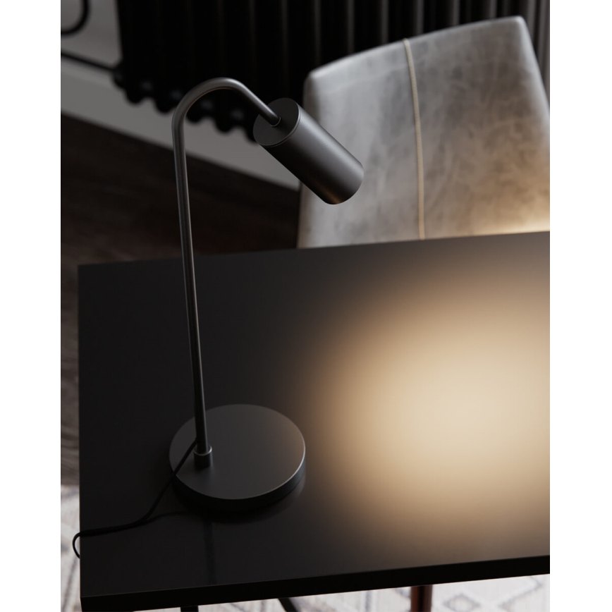 ByRydens - Stolní lampa CURVE 1xGU10/7W/230V černá