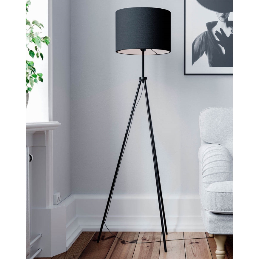 ByRydens - Stojací lampa RINA 1xE27/5W/230V černá