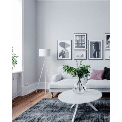 ByRydens - Stojací lampa RINA 1xE27/5W/230V bílá