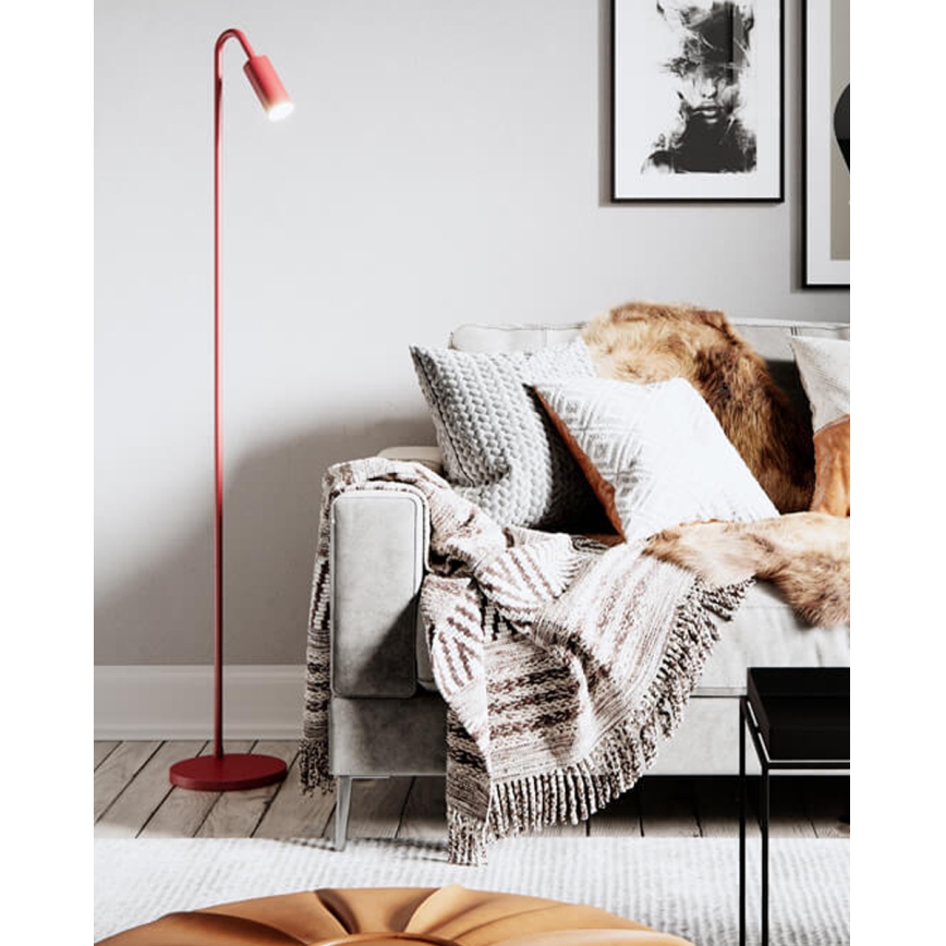 ByRydens - Stojací lampa CURVE 1xGU10/7W/230V červená
