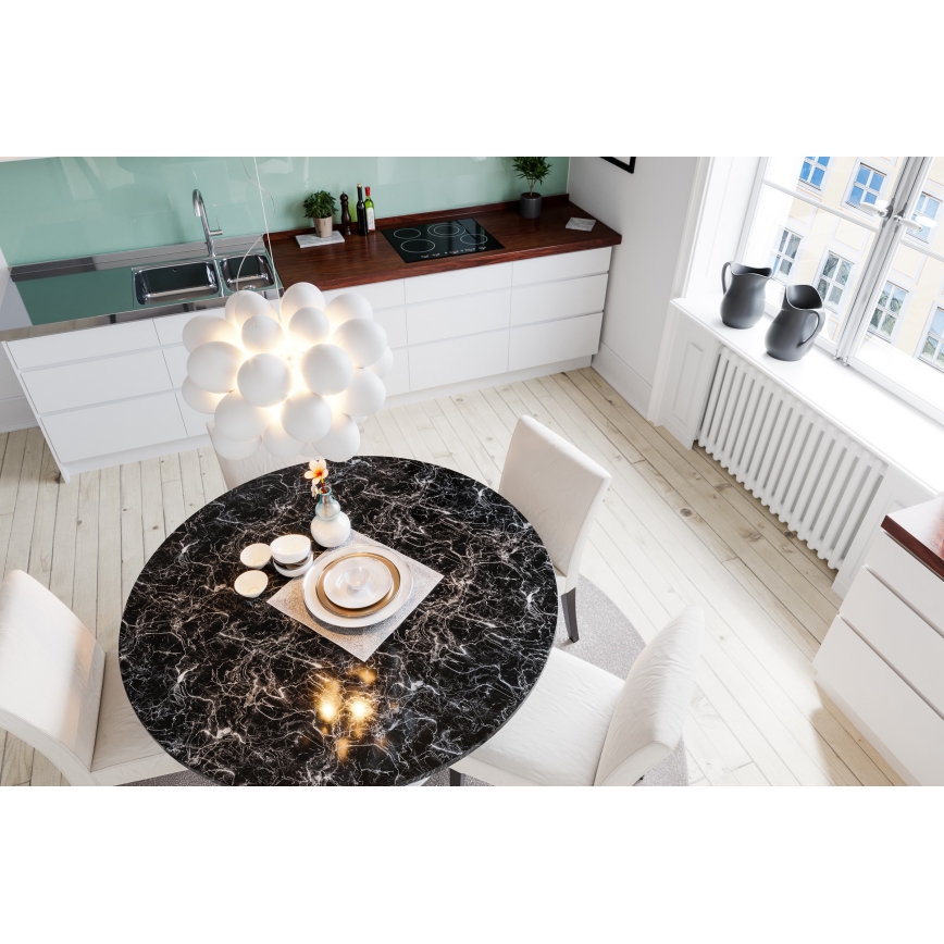 ByRydens - Lustr na lanku GROSS 8xG9/4W/230V bílá pr. 50 cm