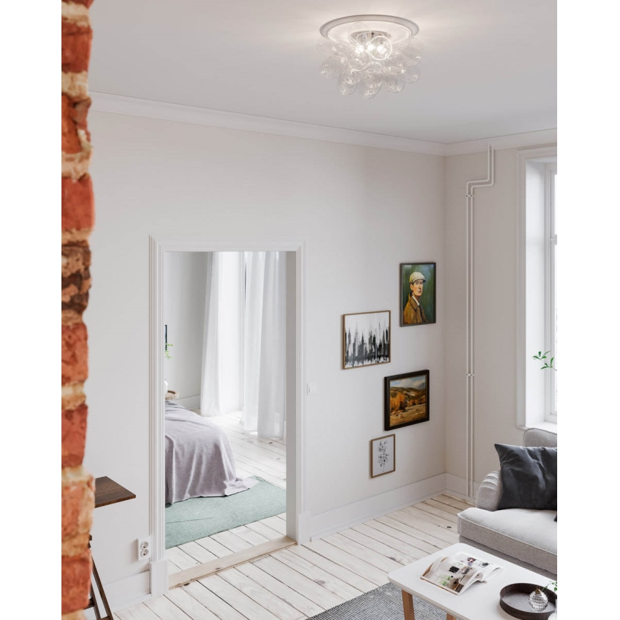 ByRydens - Stropní svítidlo GROSS 6xG9/5W/230V čirá pr. 50 cm