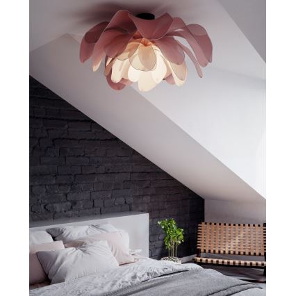 ByRydens - Přisazený lustr LOU LOU 1xE27/8W/230V růžová