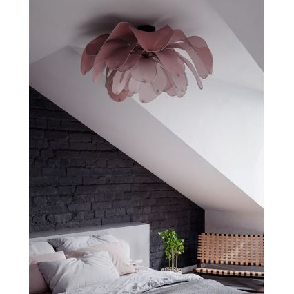 ByRydens - Přisazený lustr LOU LOU 1xE27/8W/230V růžová