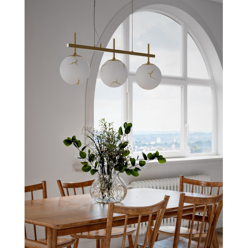 ByRydens - Lustr na lanku BELLAGIO 3xE27/8W/230V