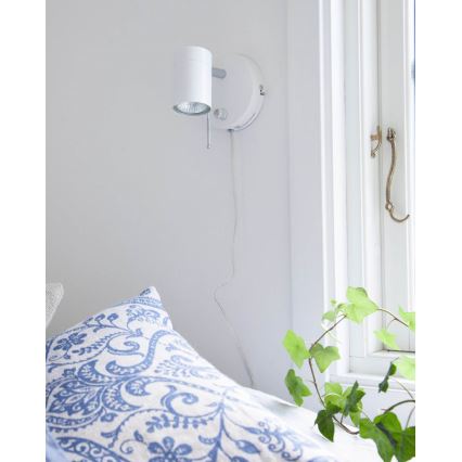 ByRydens - Stmívatelné nástěnné bodové svítidlo CORRECT 1xGU10/7W/230V bílá