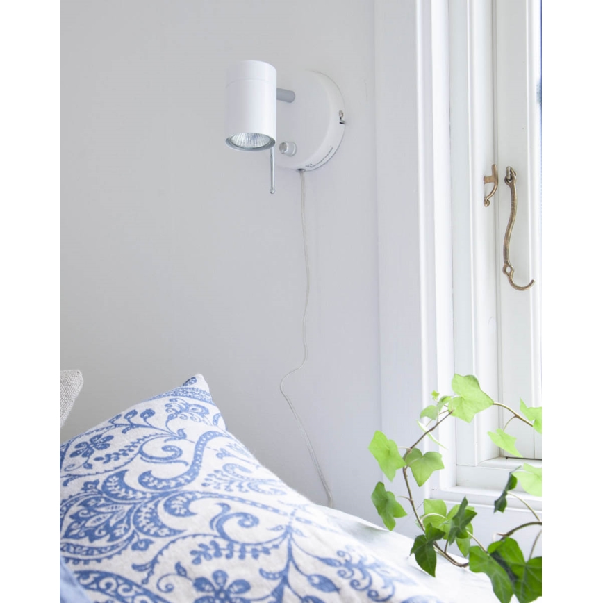 ByRydens - Stmívatelné nástěnné bodové svítidlo CORRECT 1xGU10/7W/230V bílá
