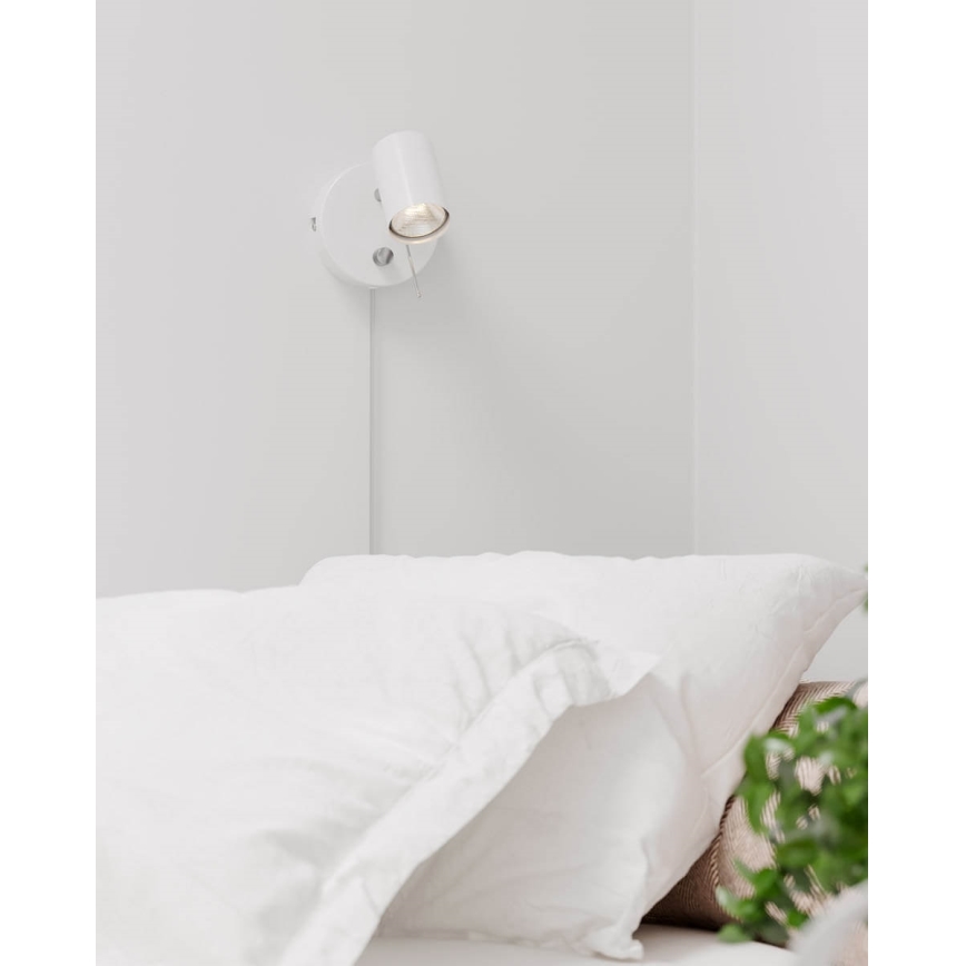 ByRydens - Stmívatelné nástěnné bodové svítidlo CORRECT 1xGU10/7W/230V bílá