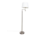 ByRydens - LED Stojací lampa ORLANDO 1xE27/5W/230V + LED/3W bílá/bronz pr. 36 cm