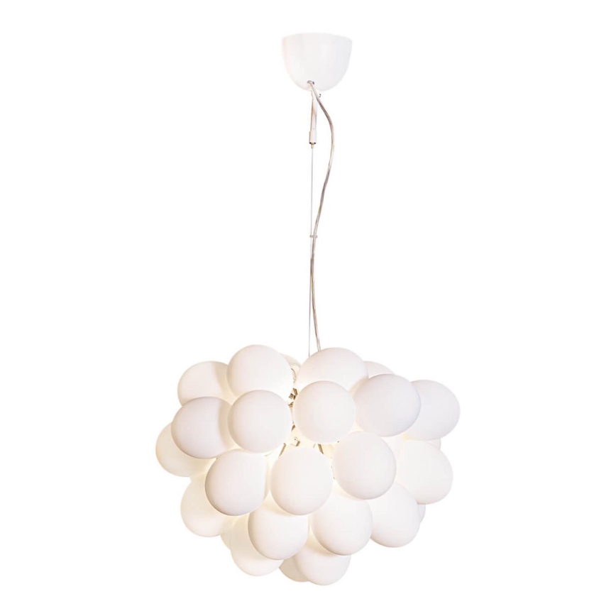 ByRydens - Lustr na lanku GROSS 8xG9/4W/230V bílá pr. 50 cm