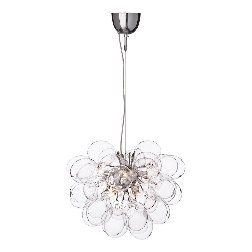 ByRydens - Lustr na lanku GROSS 8xG9/4W/230V čirá pr. 50 cm