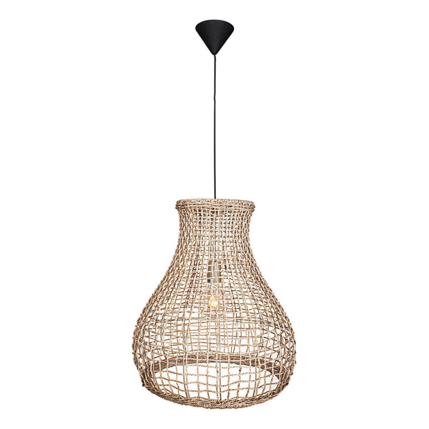 ByRydens - Lustr na lanku SEAGRASS 1xE27/8W/230V béžová pr. 49 cm
