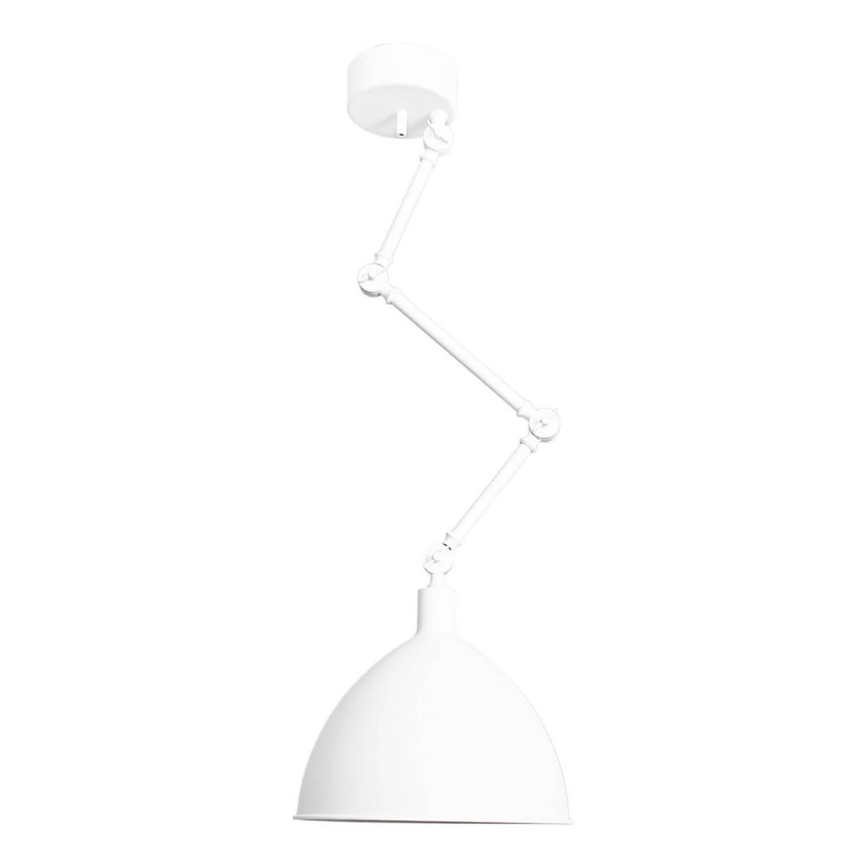 ByRydens - Lustr na tyči BAZAR 1xE27/5W/230V bílá