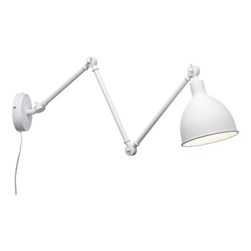 ByRydens - Stmívatelná nástěnná lampa BAZAR 1xE27/5W/230V bílá