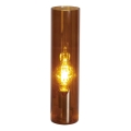ByRydens - Stolní lampa FLAKE 1xE27/5W/230V hnědá/kouřová