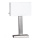 ByRydens - Stolní lampa PRIME 1xE27/5W/230V bílá/matný chrom