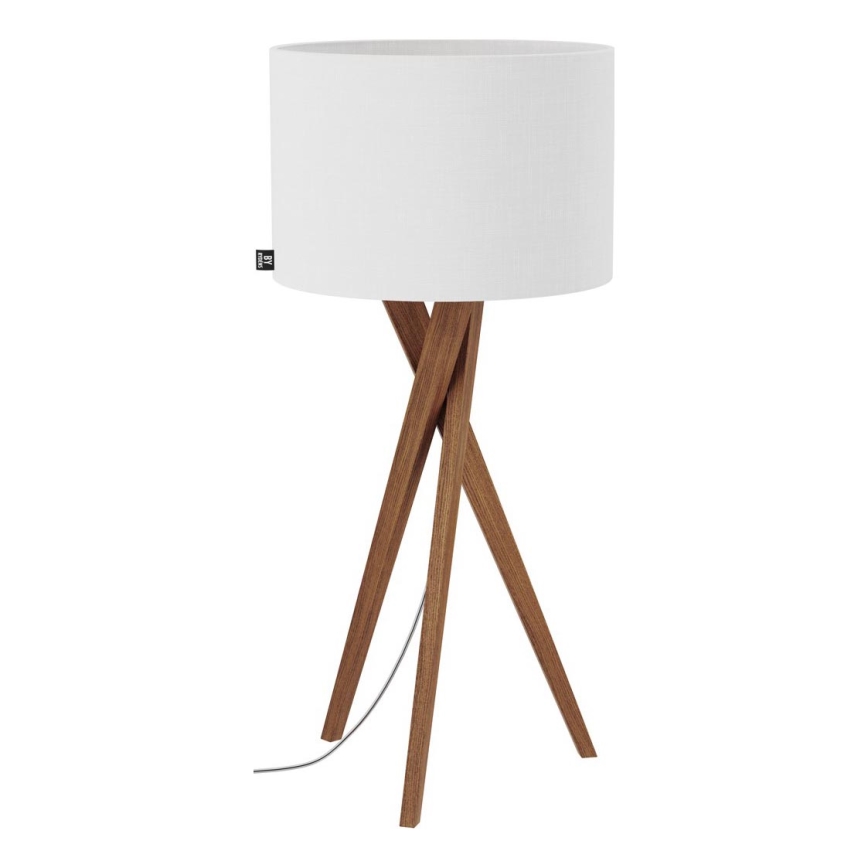 ByRydens - Stolní lampa VEGA 1xE27/8W/230V bílá/dub