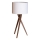 ByRydens - Stolní lampa VEGA 1xE27/8W/230V bílá/ořech